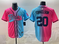 Men's Detroit Tigers Spencer Torkelson Pink/Blue Player Jersey