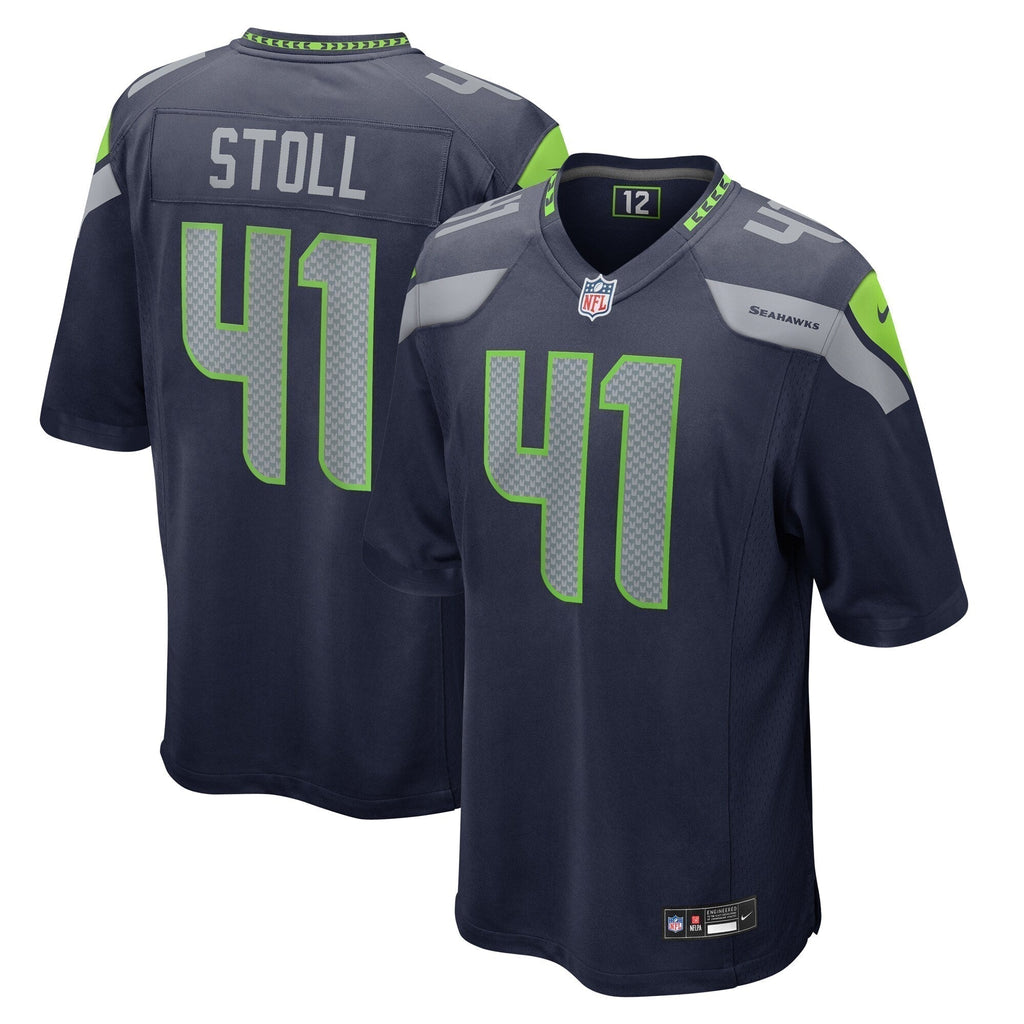 Chris Stoll Seattle Seahawks   Game Jersey -  College Navy