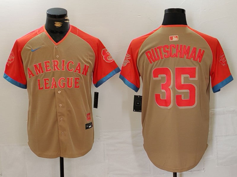 Men's American League Adley Rutschman Cream 2024  All-Star Game Limited Player Jersey