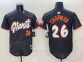 Men's San Francisco Giants Matt Chapman Black 2025 City Connect Limited Player Jersey