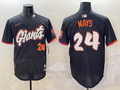 Men's San Francisco Giants Willie Mays Black 2025 City Connect Limited Player Jersey