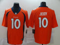 Men's Denver Broncos Jerry Jeudy Orange Game Jersey