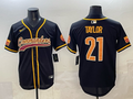 Men's Washington Commanders Sean Taylor #21 Black Team Game Jersey