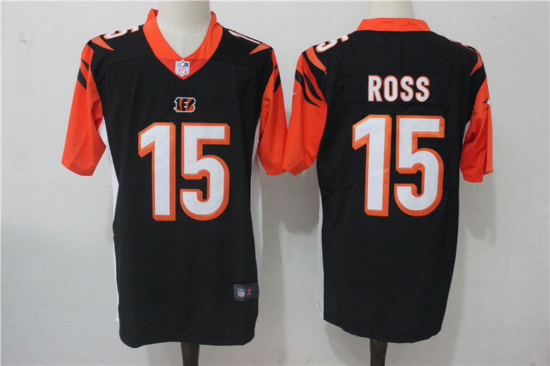 Men's Cincinnati Bengals John Ross Black Game Jersey