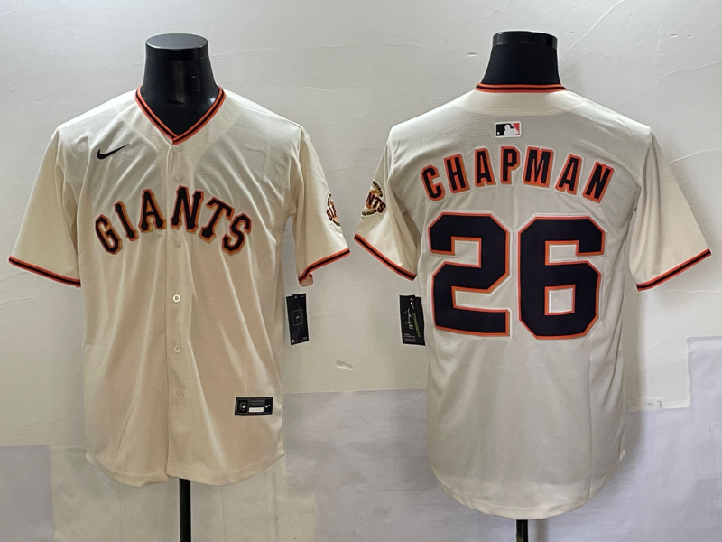 Men's San Francisco Giants Matt Chapman Cream Home Limited Player Jersey