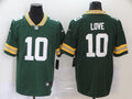 Men's Green Bay Packers Jordan Love Green Game Jersey