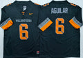 Men's Tennessee Volunteers Joey Aguilar #6 Black Player Jersey