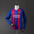 Barcelona 16/17 Home Long Sleeve Retro Jersey