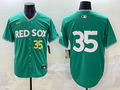 Men's Boston Red Sox Garrett Crochet Green 2025 City Connect Limited Player Jersey