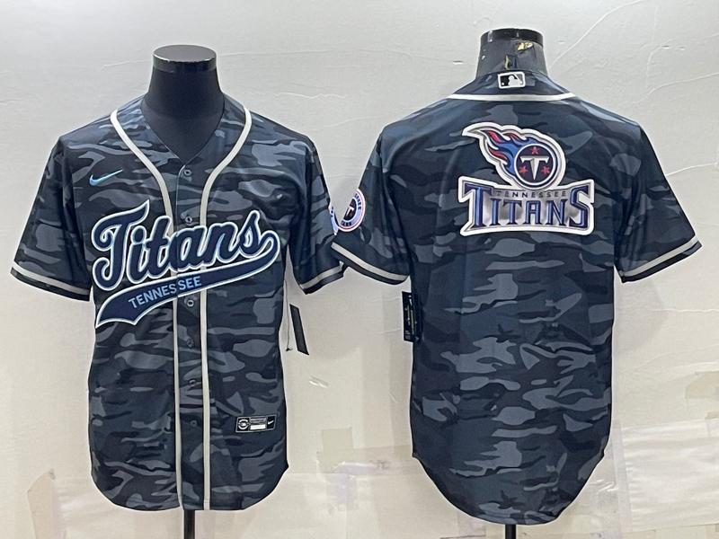 Men's Tennessee Titans Gray Camouflage Fashion Jersey1