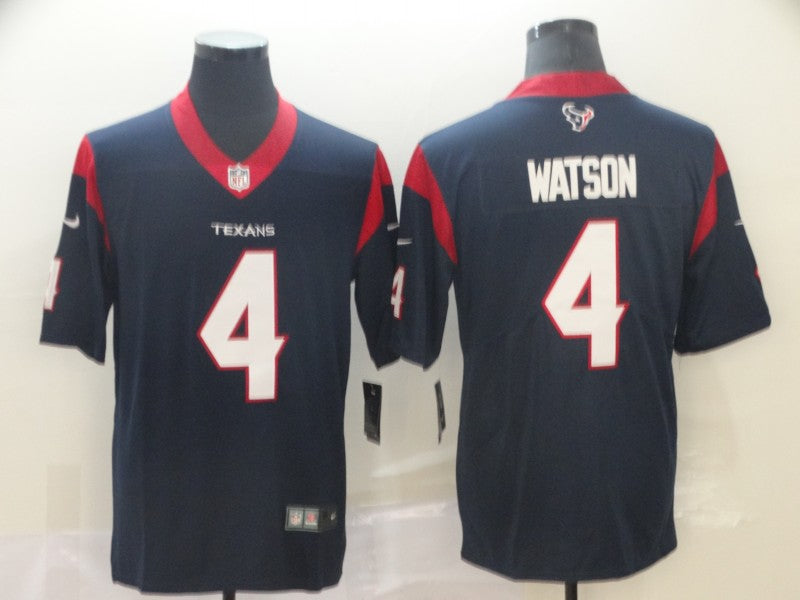 Men's Deshaun Watson Houston Texans #4 Vapor Limited Jersey1 - Navy