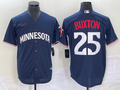 Men's Minnesota Twins Byron Buxton Navy Alternate Replica Player Jersey