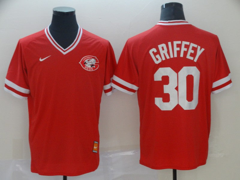 Men's Cincinnati Reds Ken Griffey Jr. Red Authentic Game Jersey