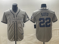 Men's New York Yankees Juan Soto Gray Player Jersey Joint Edition