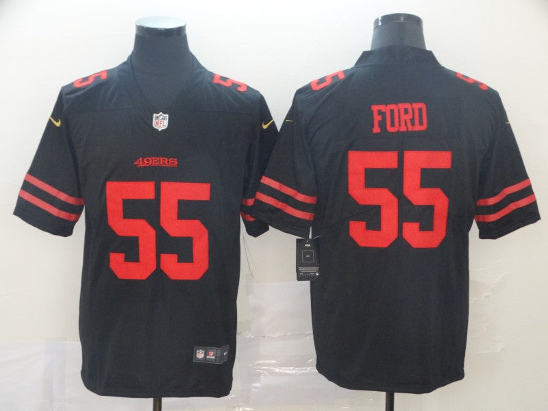 Men's San Francisco 49ers Dee Ford Black Game Jersey
