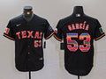 Men's Texas Rangers Adolis Garcia Black Limited Player Jersey