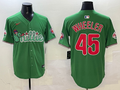 Men's Philadelphia Phillies Zack Wheeler #45 Green Replica Team Jersey