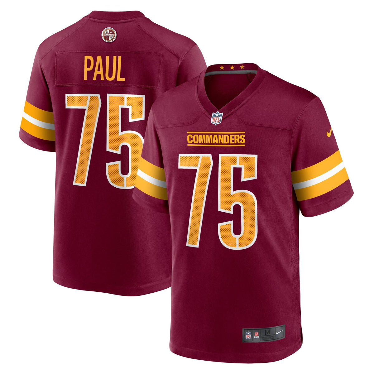Washington Commanders Chris Paul Burgundy Player Game Jersey