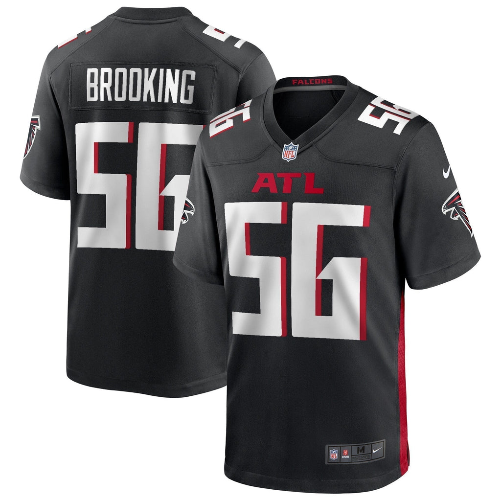 Keith Brooking Atlanta Falcons  Game Retired   Jersey - Black