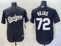 Men's Los Angeles Dodgers Manny Rojas Black Replica Jersey