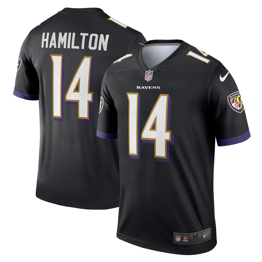 Baltimore Ravens Kyle Hamilton Black Legend Player Performance Top
