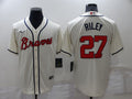 Men's Atlanta Braves Austin Riley Beige Replica Player Jersey