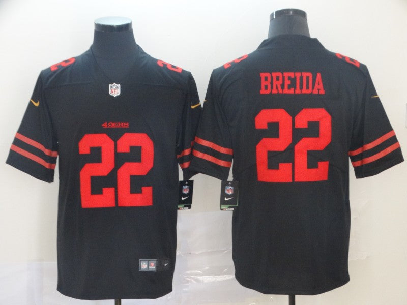 Men's San Francisco 49ers Matt Breida Black Game Jersey