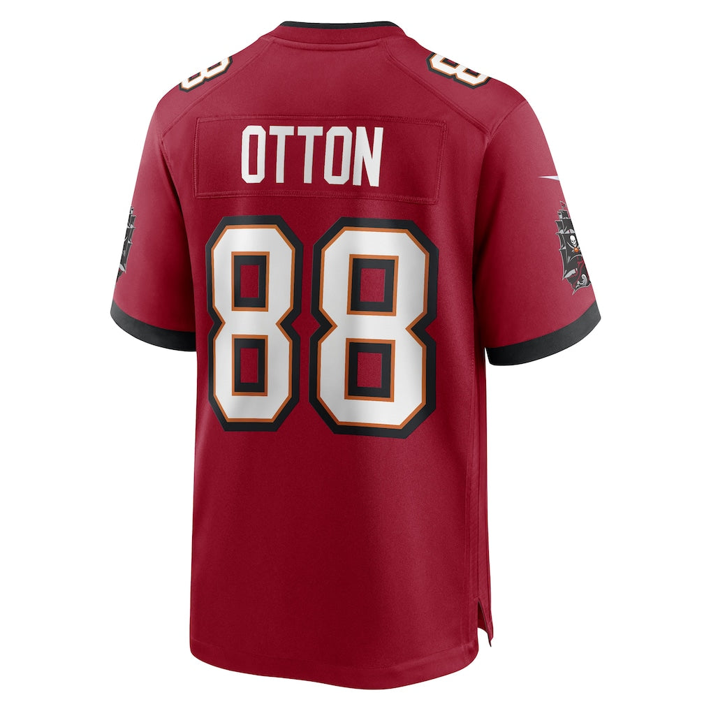TB.Buccaneers #88 Cade Otton Red Game Player Jersey