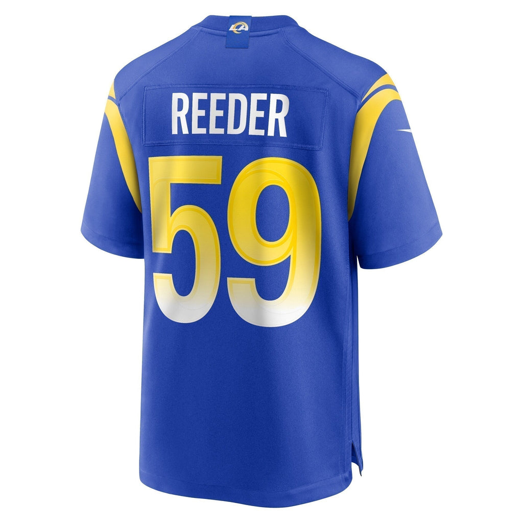 Troy Reeder Los Angeles Rams  Team Game Jersey -  Royal