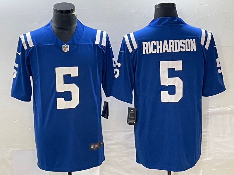 Men's Indianapolis Colts Anthony Richardson #5 Royal 2023  active First Round Pick Game Jerseys