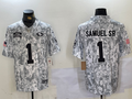 Men's San Francisco 49ers Deebo Samuel Sr #1 Arctic Camo 2024 Salute to Service Limited Jersey1