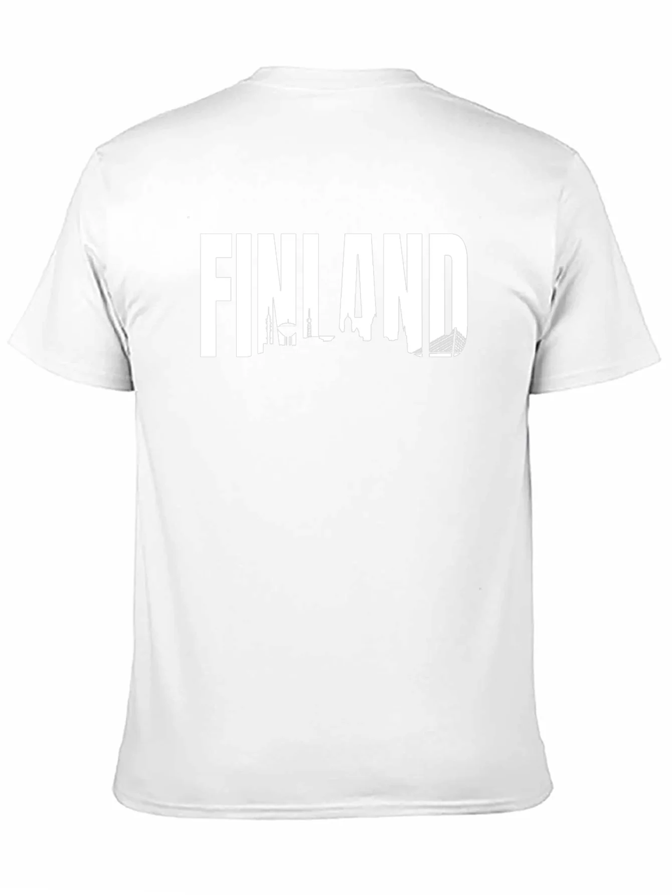 Finland Skyline Graphic Tee - Black