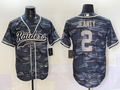 Men's Las Vegas Raiders Ashton Jeanty Gray Camouflage Game Jersey