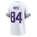 Minnesota Vikings Randy Moss White Alternate Retired Player Game Jersey