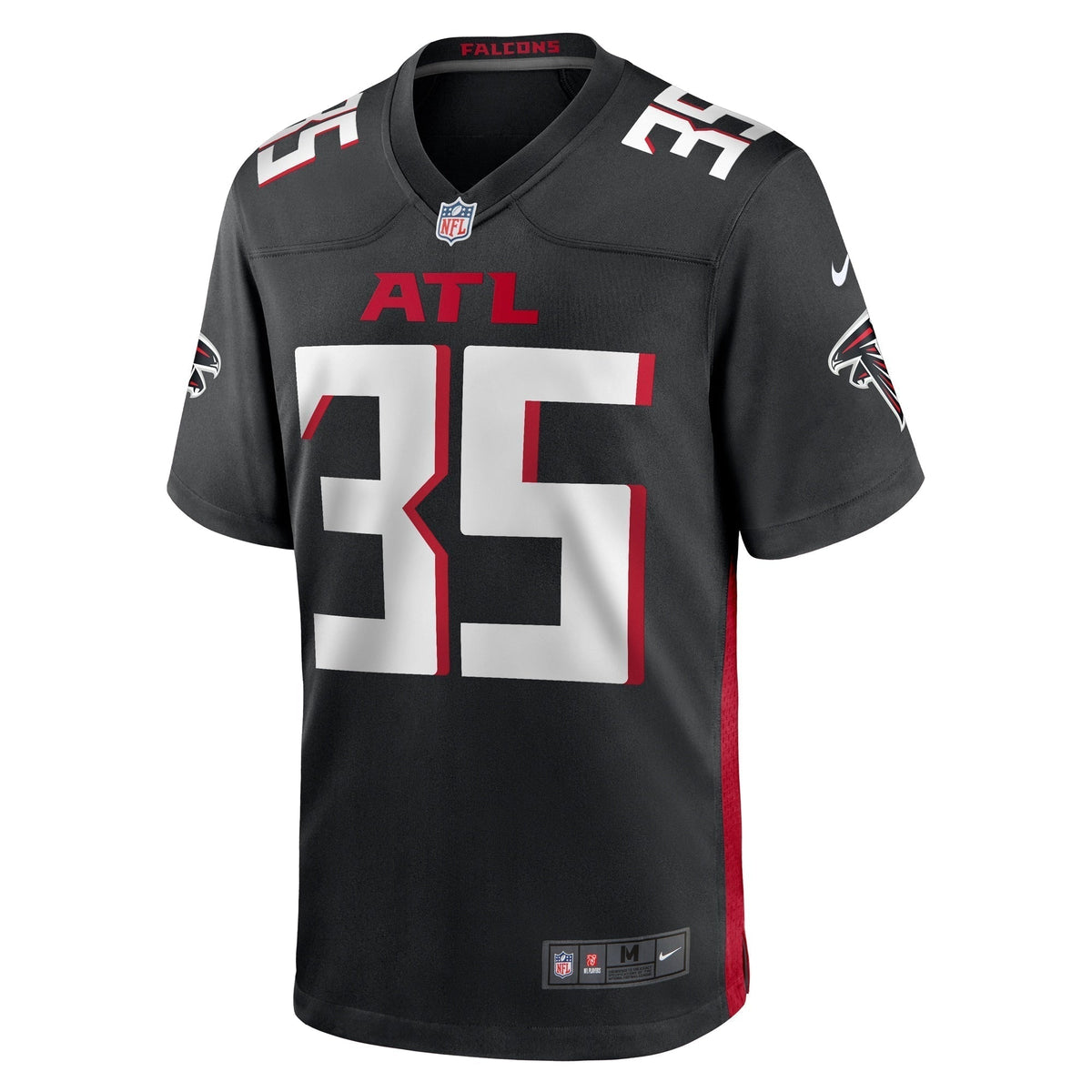 Natrone Brooks Atlanta Falcons  Team Game Jersey -  Black