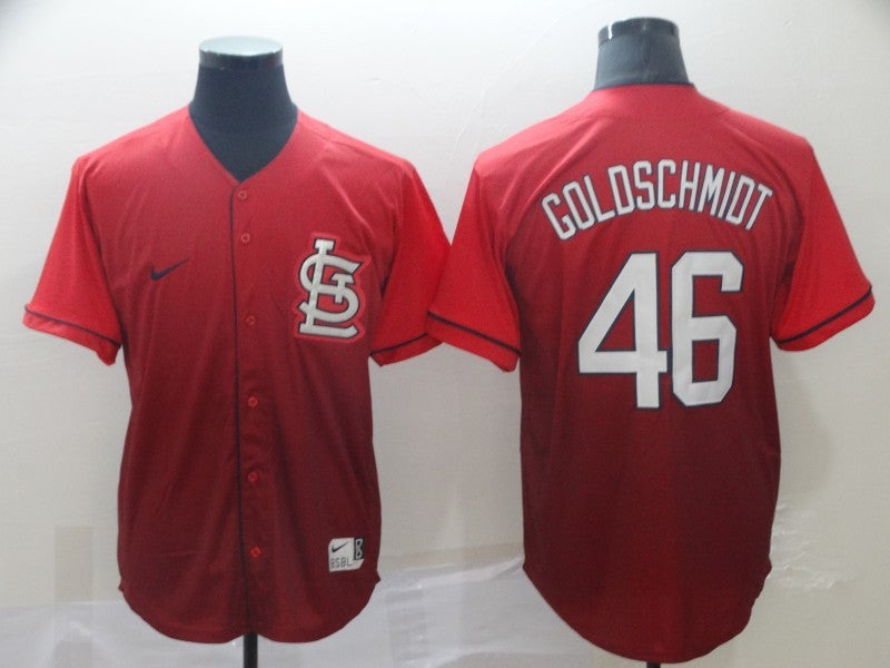 Men's St. Louis Cardinals Paul Goldschmidt #46 Red Stitched Jersey1