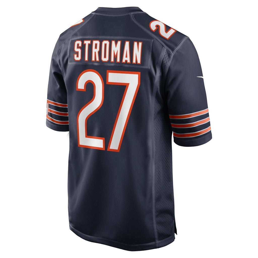 Greg Stroman Chicago Bears  Team Game Jersey -  Navy