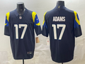 Men's Los Angeles Rams Davante Adams #17 Midnight Blue 2025 Rivalries Collection Limited Jersey