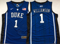 Men's Duke Blue Devils Zion Williamson Blue Player Jersey