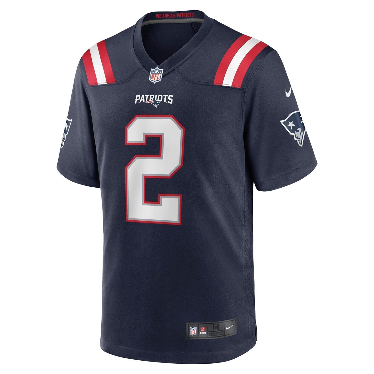 Jalen Mills New England Patriots  Game   Jersey - Navy