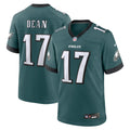 Nakobe Dean Philadelphia Eagles  Team Game Jersey - Midnight Green