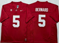 Men's Alabama Crimson Tide Germie Bernard #5 Red Player Game Jersey