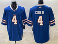 Men's Buffalo Bills James Cook III #4 Royal Game Player Jersey