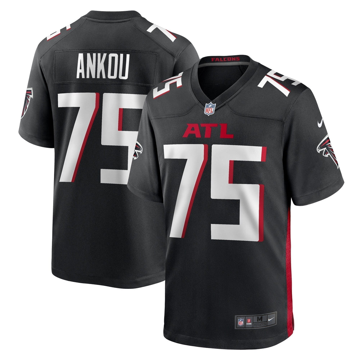 Eli Ankou Atlanta Falcons   Game Jersey -  Black