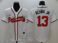 New Men's Atlanta Braves Ronald Acuna Jr. Jersey White