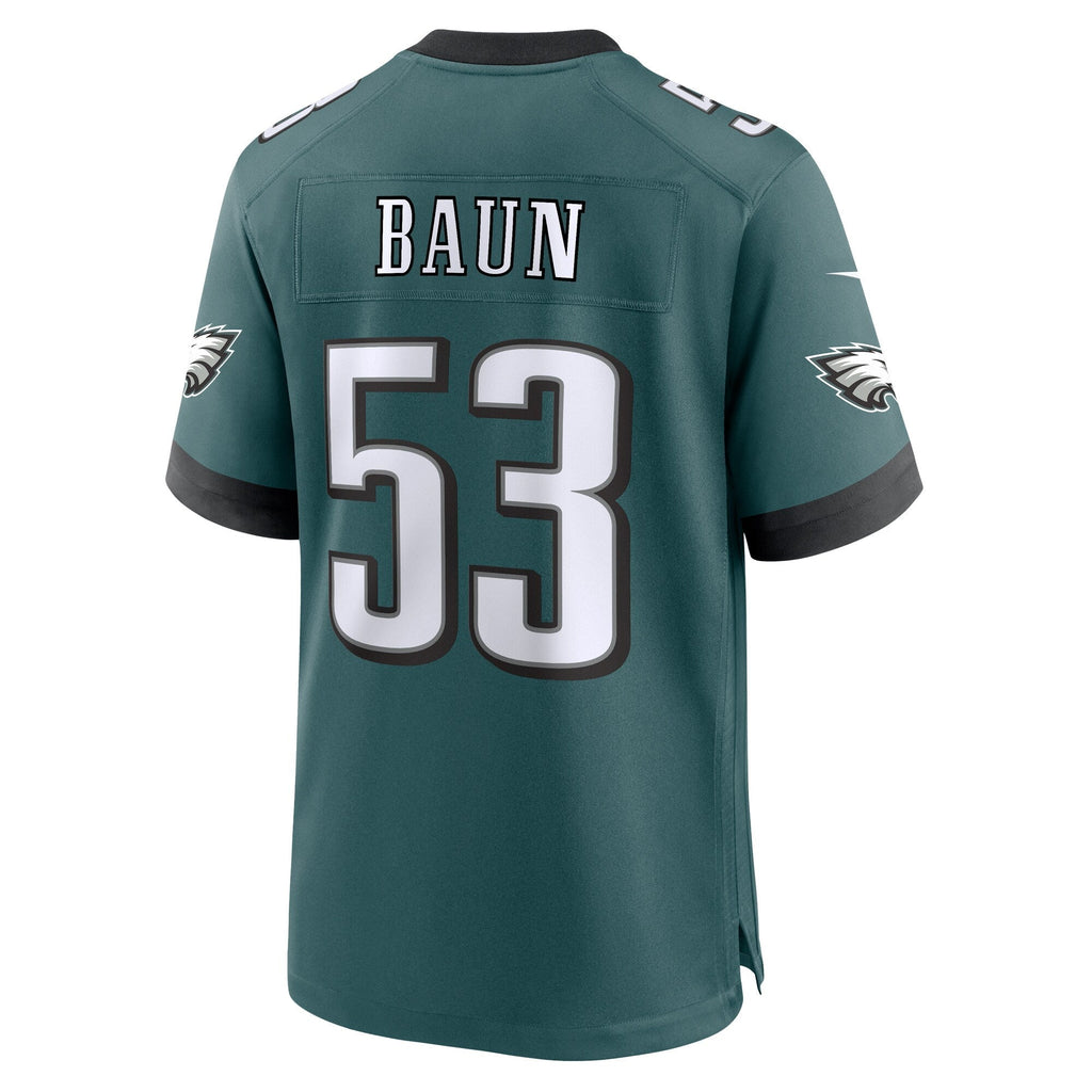 Zack Baun Philadelphia Eagles   Game Jersey - Midnight Green