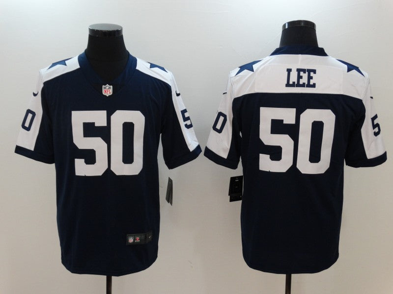 Men's Dallas Cowboys Sean Lee Navy Game Jersey