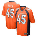 Christopher Allen Denver Broncos  Game   Jersey - Orange