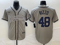 Men's New York Yankees Anthony Rizzo Gray Player Jersey Joint Edition