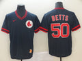 Men's Boston Red Sox Mookie Betts #50 Navy Replica Player Jersey1